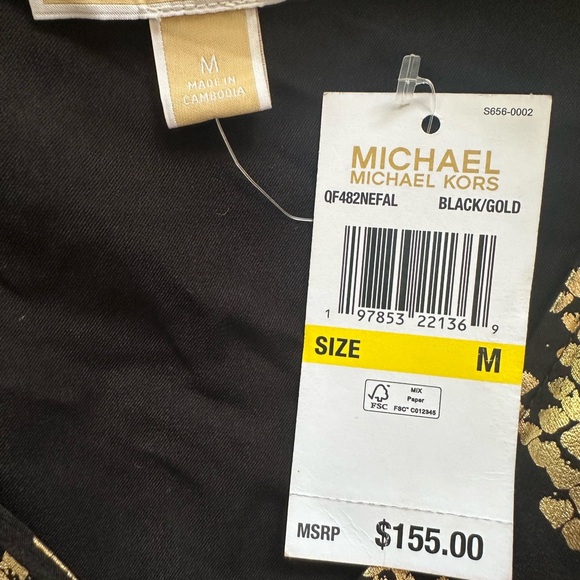 🆕Michael Kors Gold Dress - Picture 16 of 17